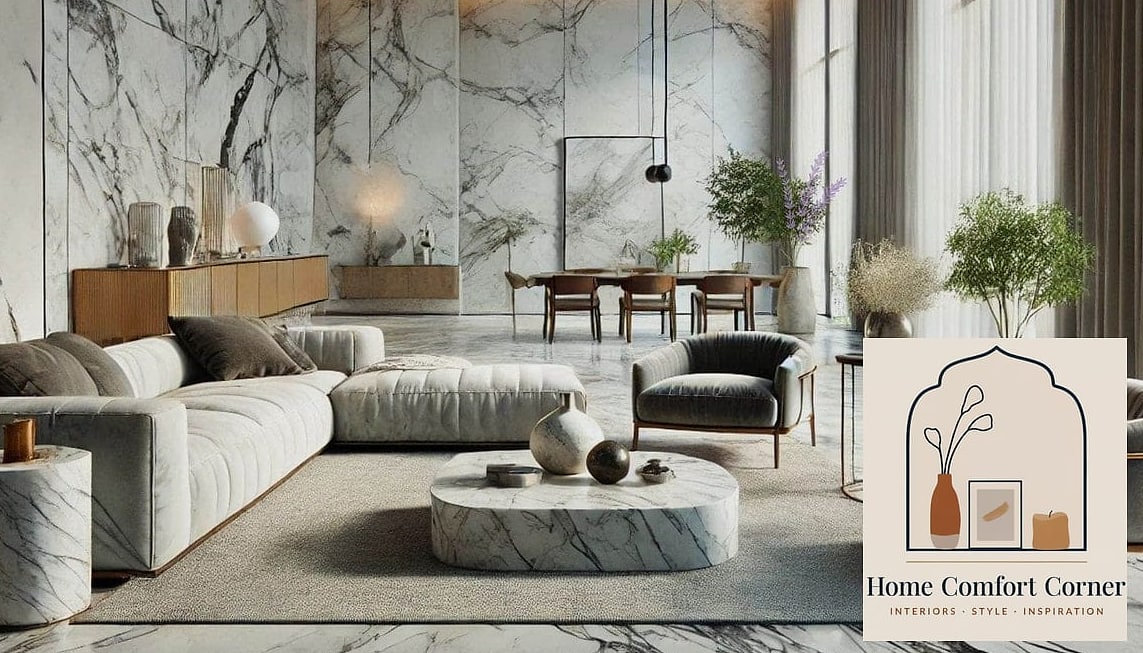 15 Interior Design Mood Board Makeovers That Look Incredibly Expensive 5 Marble and Matte Black Bathroom