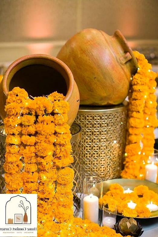 Marigold and Fresh Floral Styling
