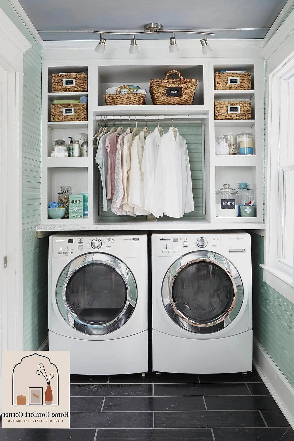 20 Wash Room Ideas Laundry Ideas to Upgrade Your Home This Weekend 15 Matching Storage Jars for Pods and Powder