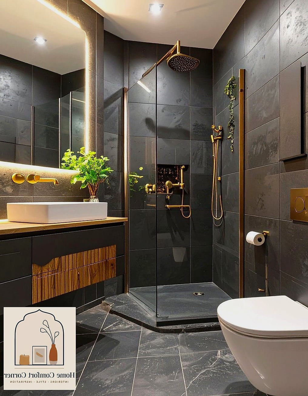 Matte Black Hardware and Fixtures