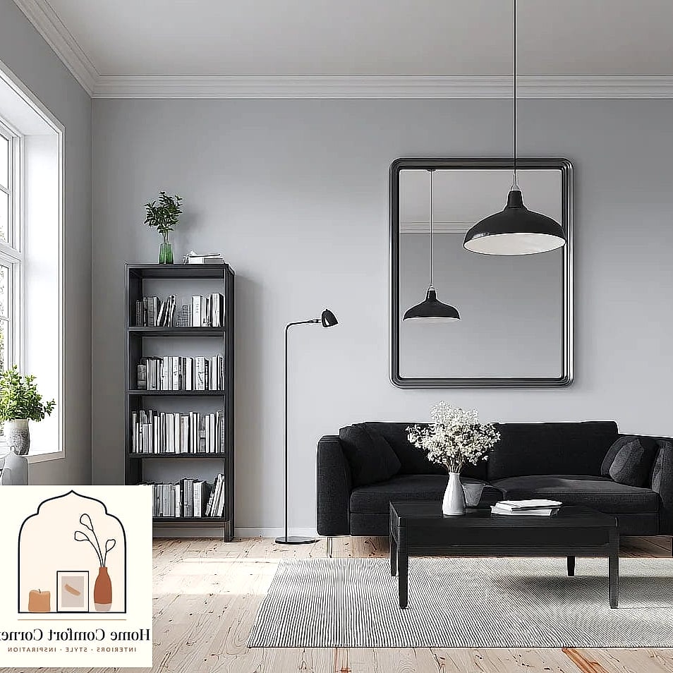 Matte Black Fixtures Against Soft Neutrals