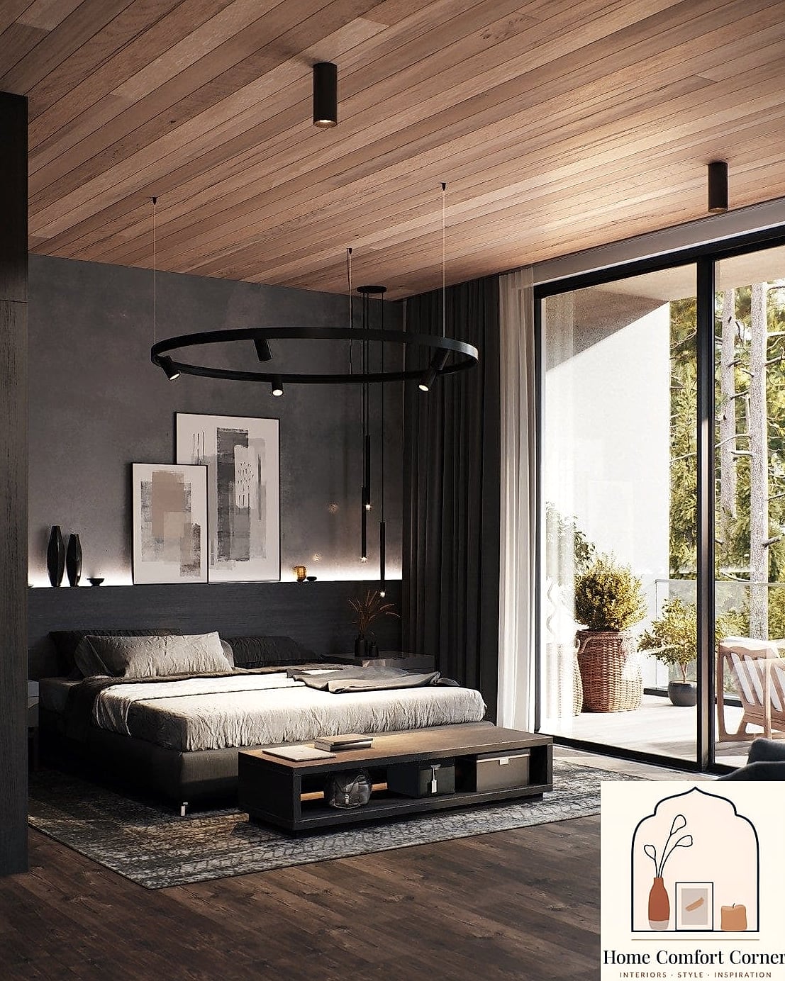 Matte Black Accents for Subtle Contrast