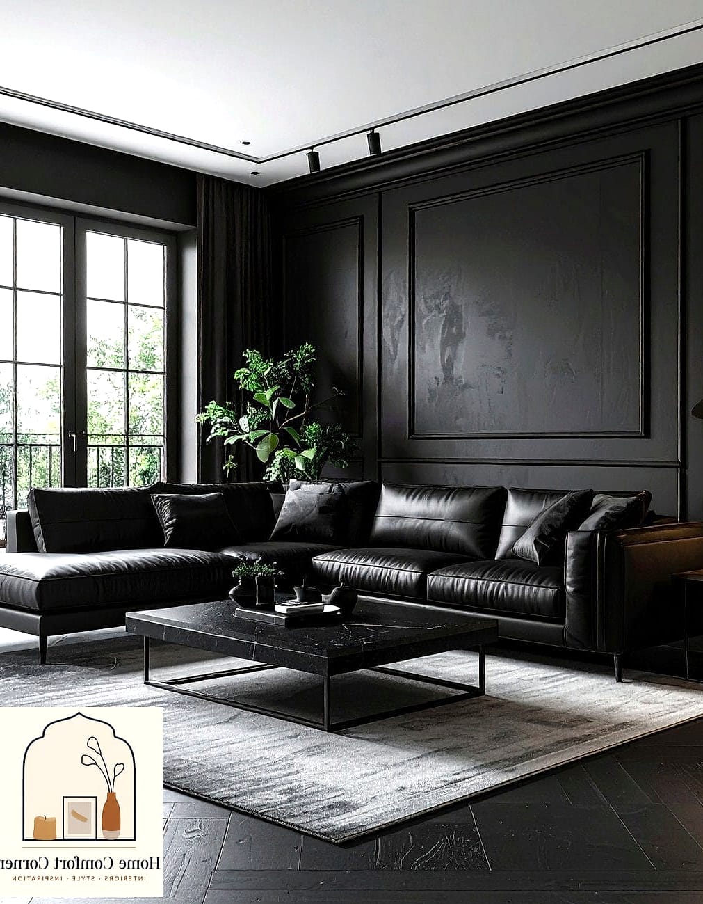 Matte Black Fixtures for a Modern Edge
