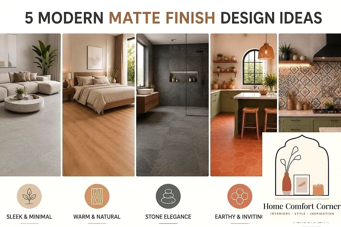 Matte Finishes on Cabinets and Walls