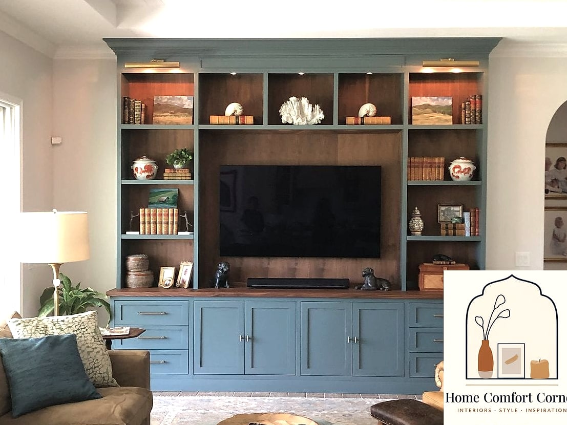 Media Console with Closed Storage
