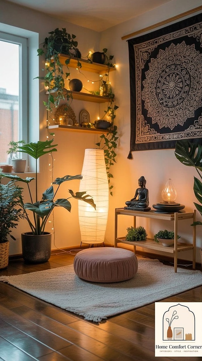 Meditation Altar or Focal Shelf