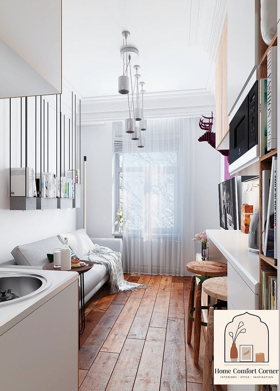 The Micro Home Office Tucked Into a Closet