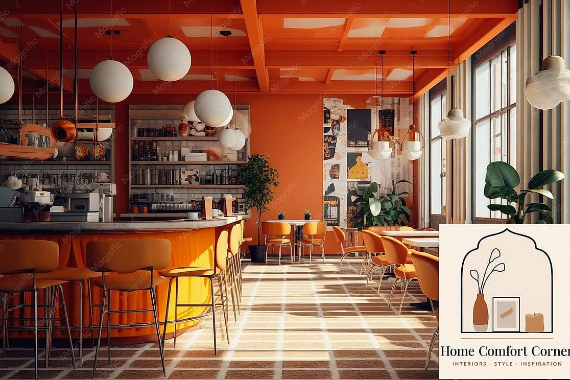 Mid-Century Modern Cafe
