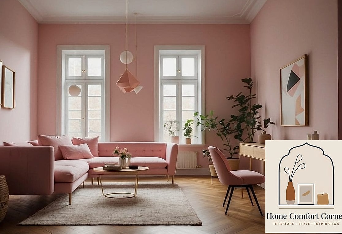 17 Pink Room Aesthetic Decor Inspiration Boards You'll Want to Copy 3 Millennial Pink Accent Wall