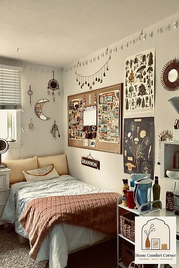 15 Student Room Decor Ideas Inspiration Boards You'll Want to Copy 15 A Mini Gallery of Washi Tape Wall Art