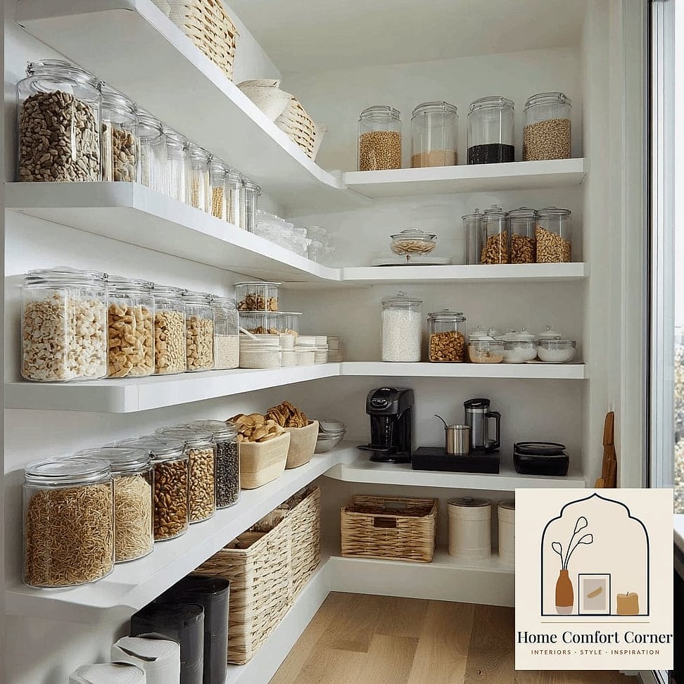 Minimalist Pantry Organization