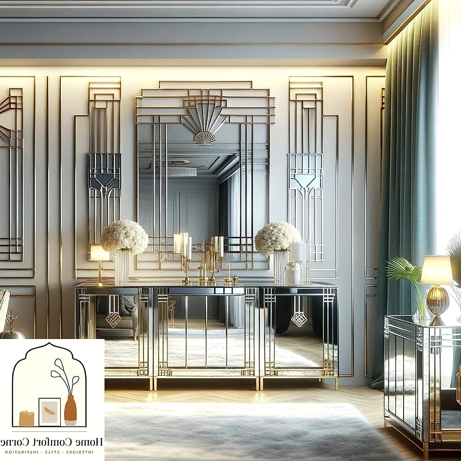Mirrored Furniture for Glamour and Light
