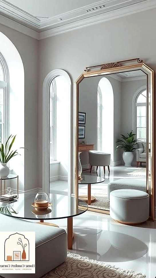 Mirror as a Room-Expanding Focal Point