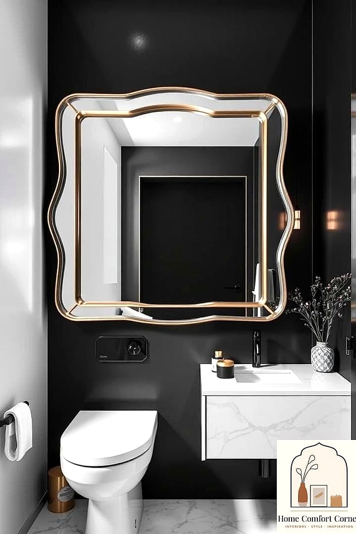 Mirror with a Statement Frame