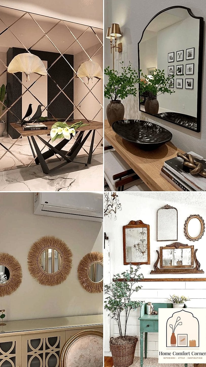 The Mirror Wall Trick in a Tiny Entryway