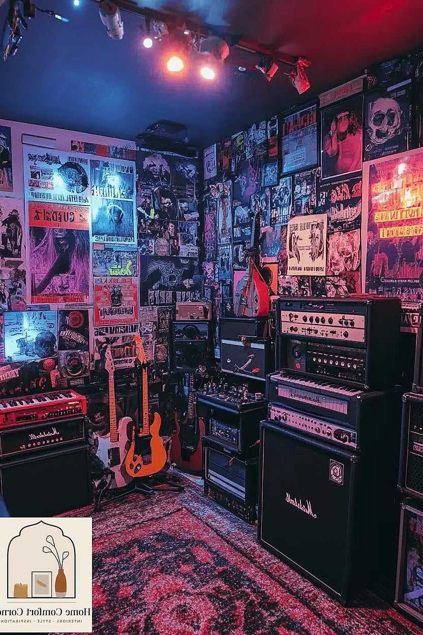 Mismatched Vintage Frames Gallery Wall