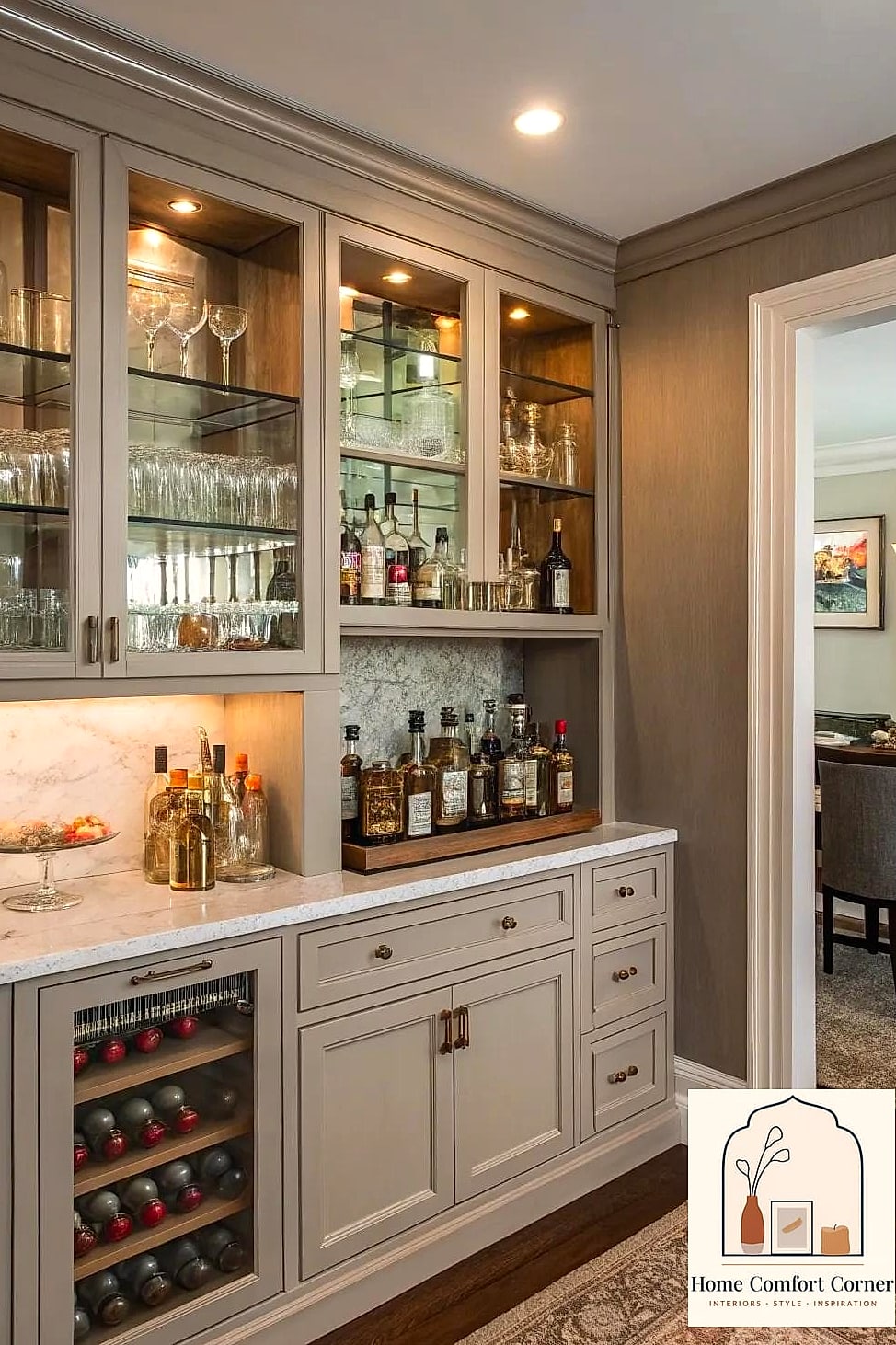 Mix Closed Storage With Display Space