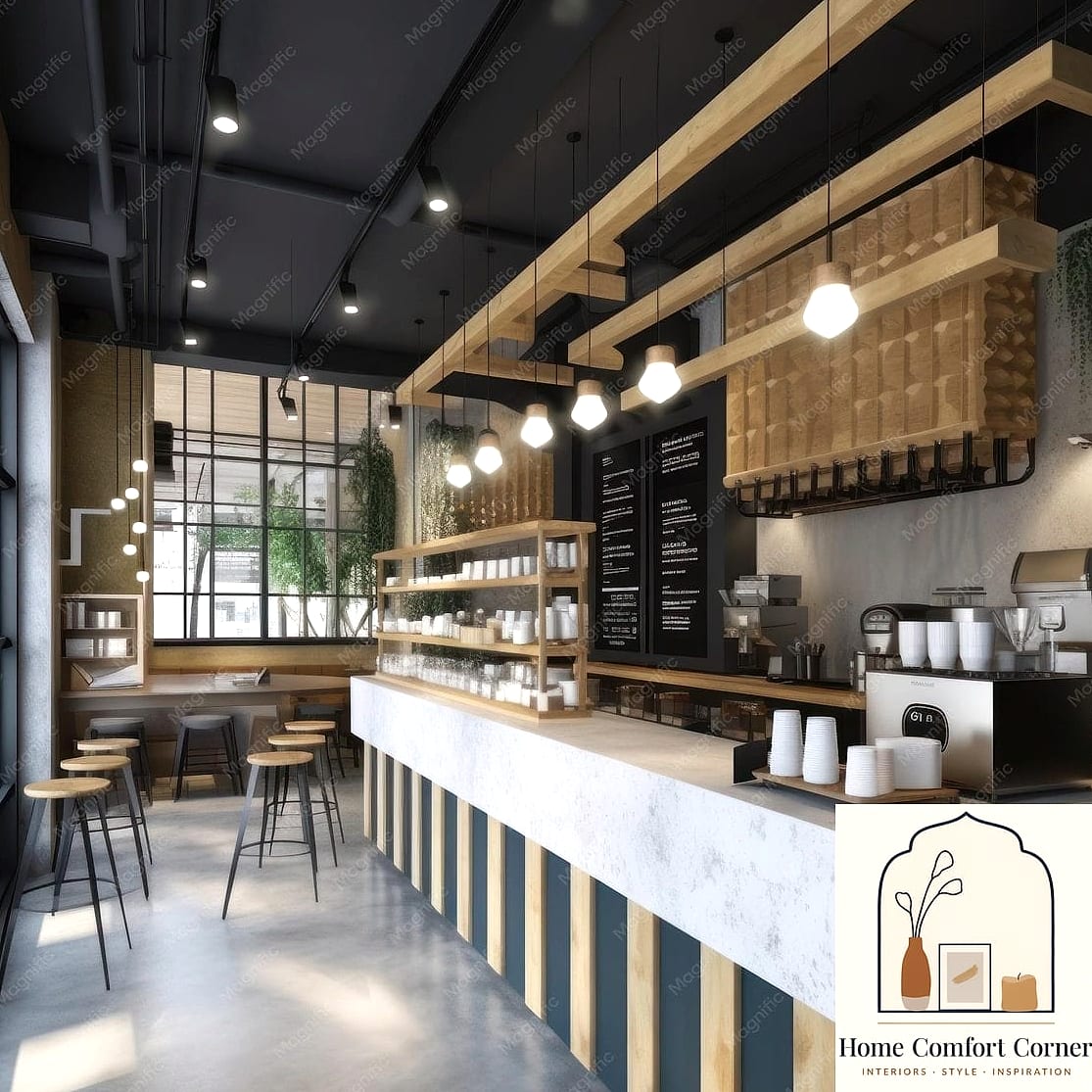 Modern Farmhouse Coffee Bar