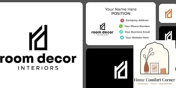 15 Beautiful Interior Design Logo Inspiration Photos Worth Saving 3 Monogram with a Modern Twist