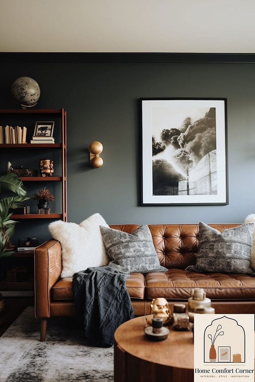 Moody Color Palettes with Warm Wood Tones