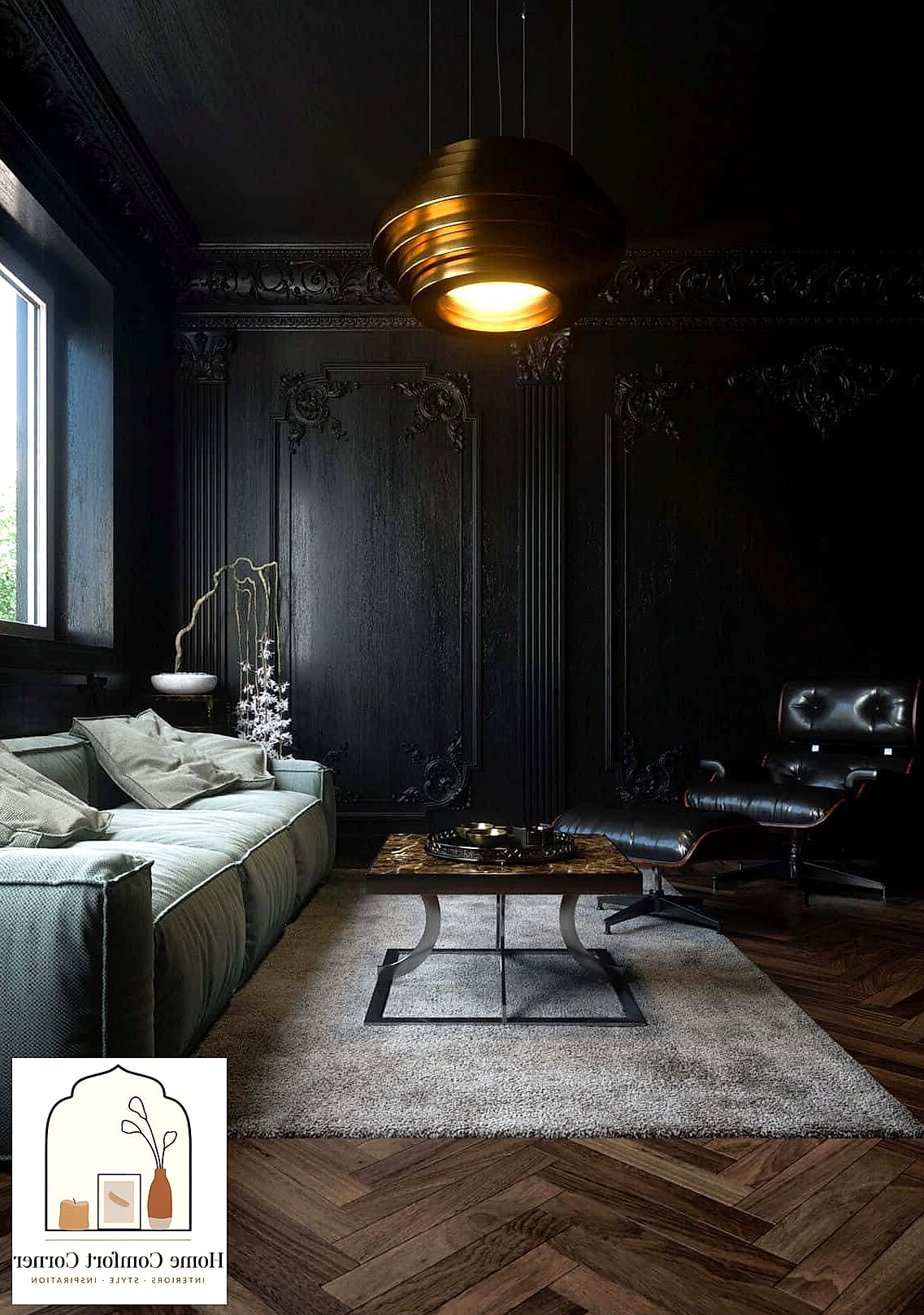 Moody Dark Walls