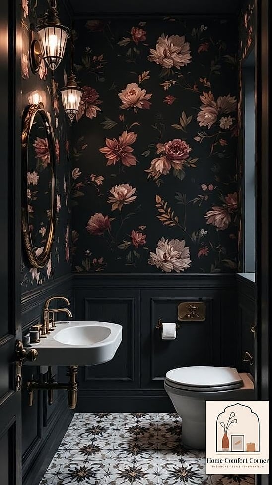 Moody Dark Green Walls