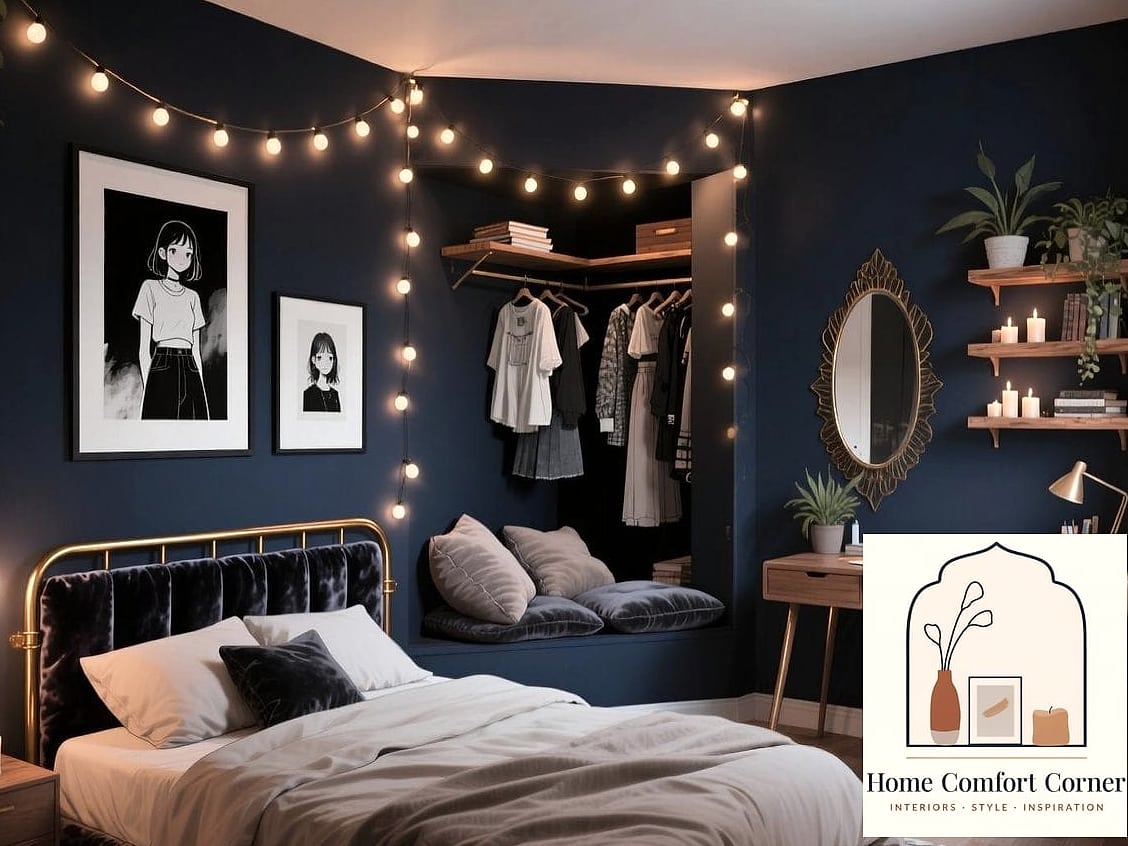 Moody Dark Academia Bedroom