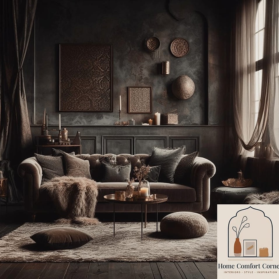 Moody Dark Wood Retreat