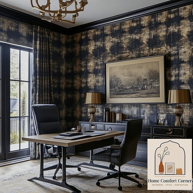 Moody Dark Green Accent Wall