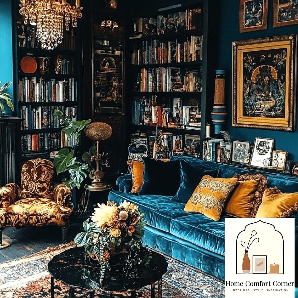 Moody Maximalist Dining Room