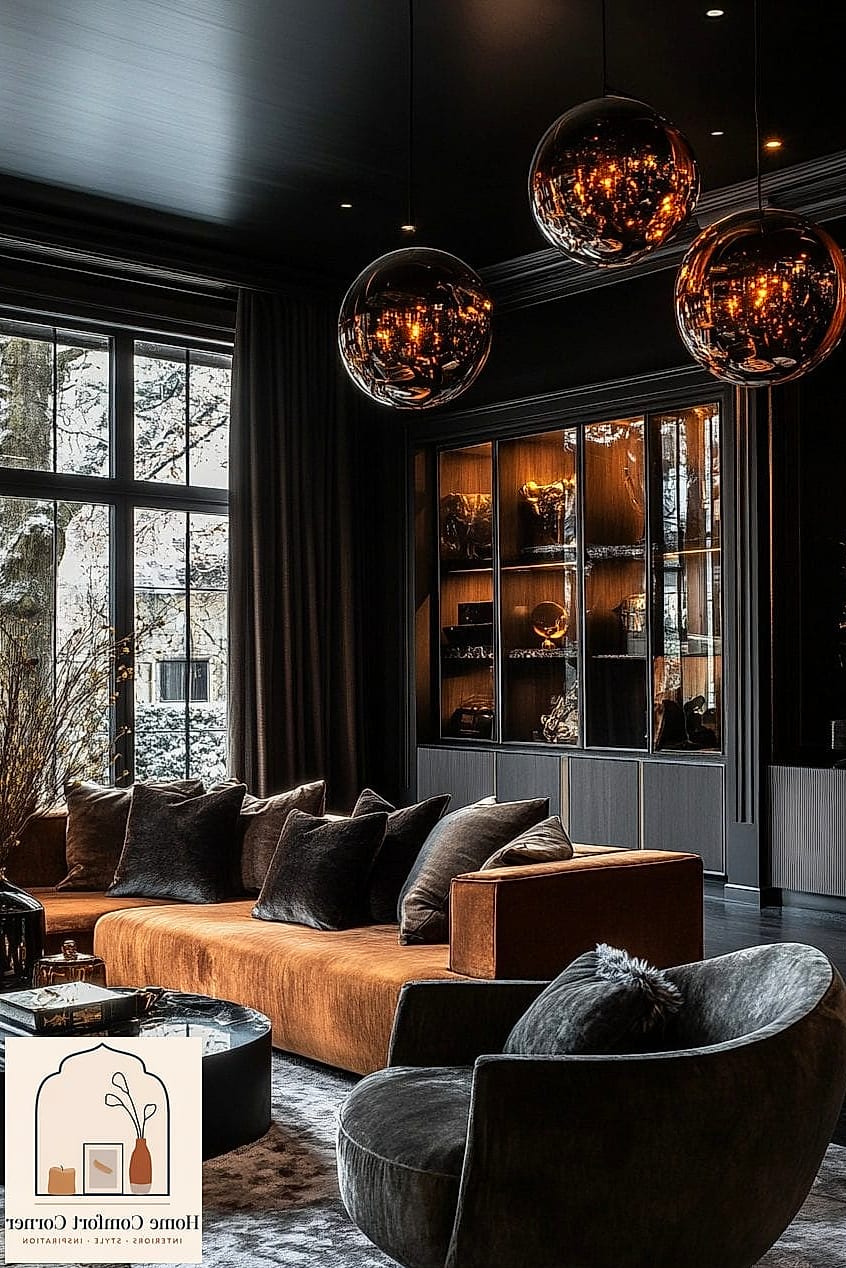 Moody Monochrome Bedroom