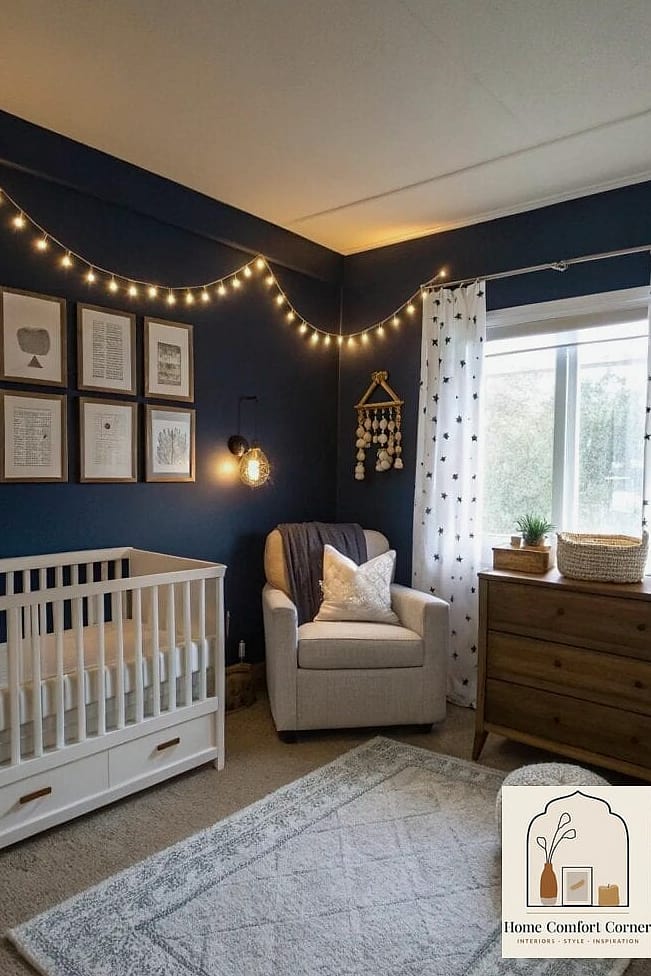Moody Nursery Turned Soft and Serene