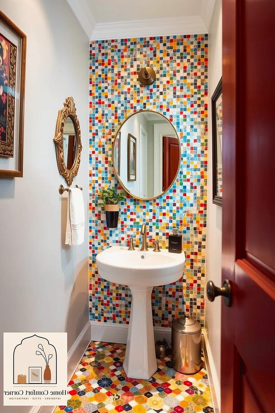Mosaic Tile Accent Wall