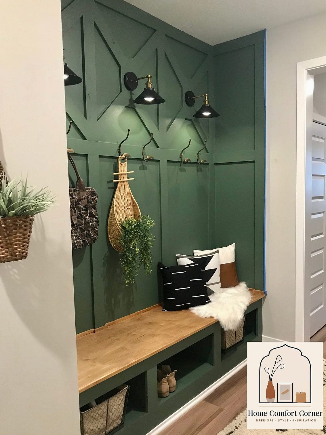 Mudroom Built-In Lockers