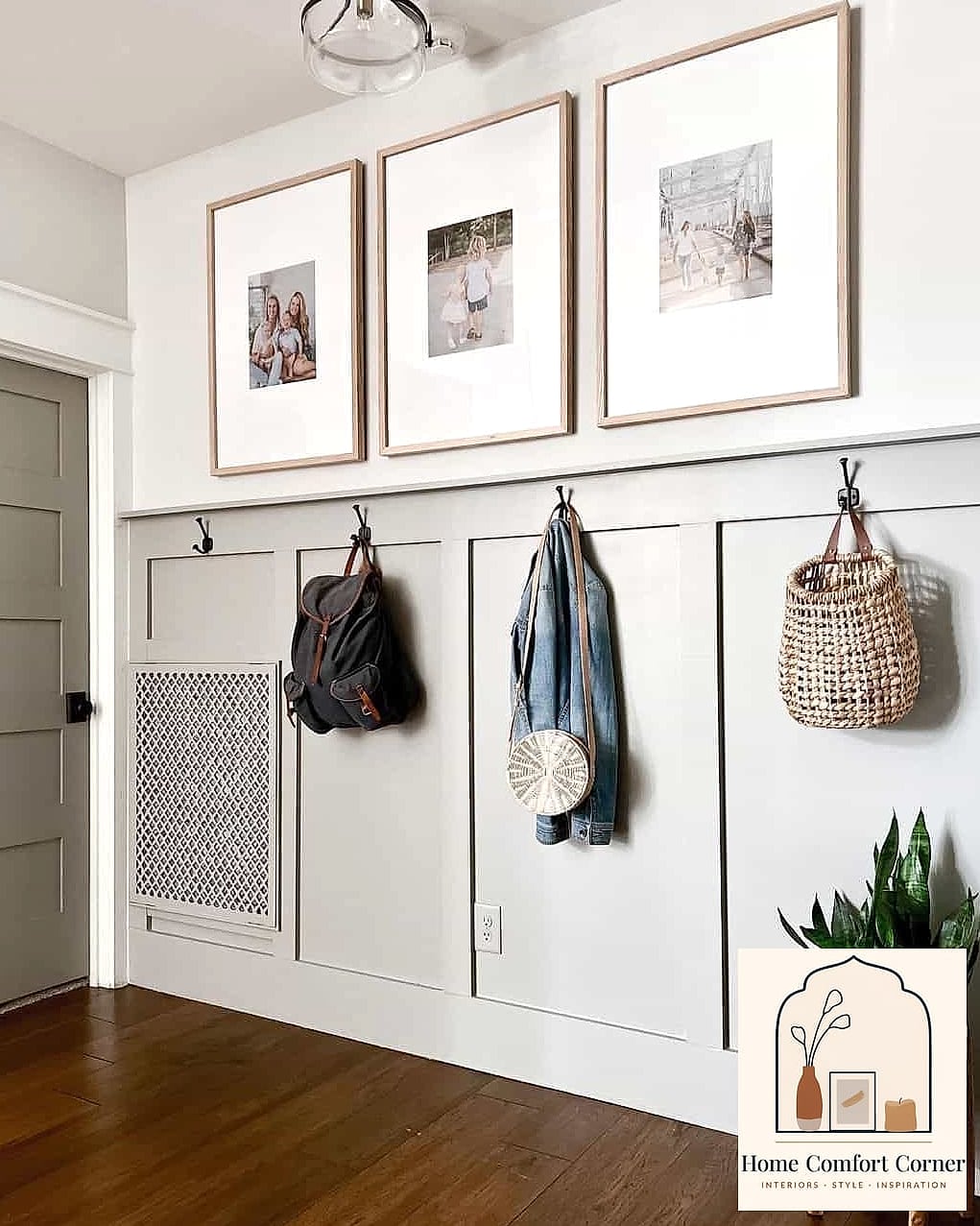 Mudroom-Style Hooks and Cubbies