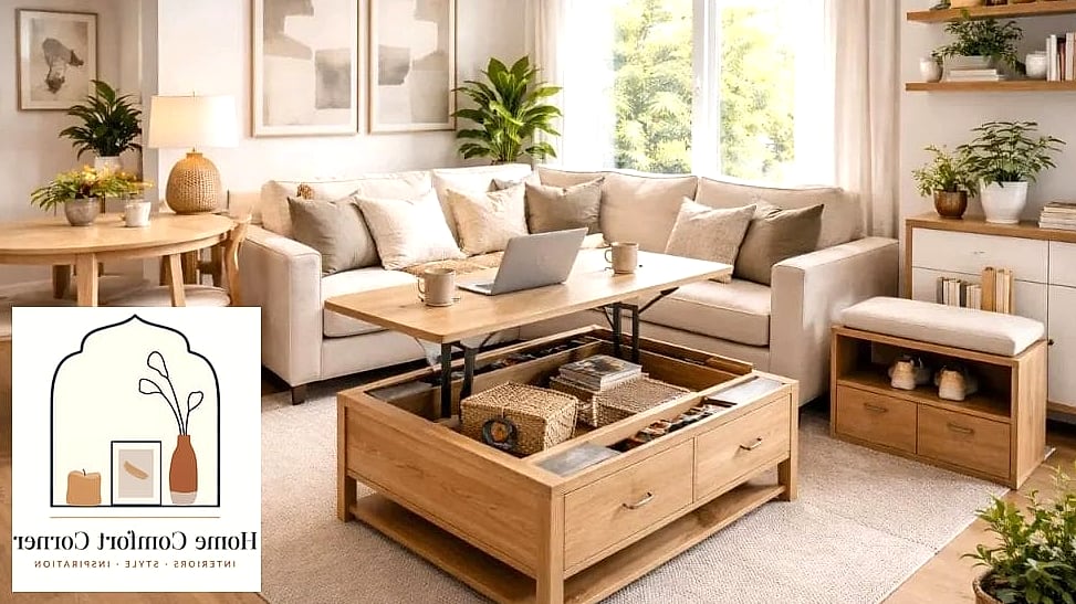 Multifunctional Lounge with Hidden Storage