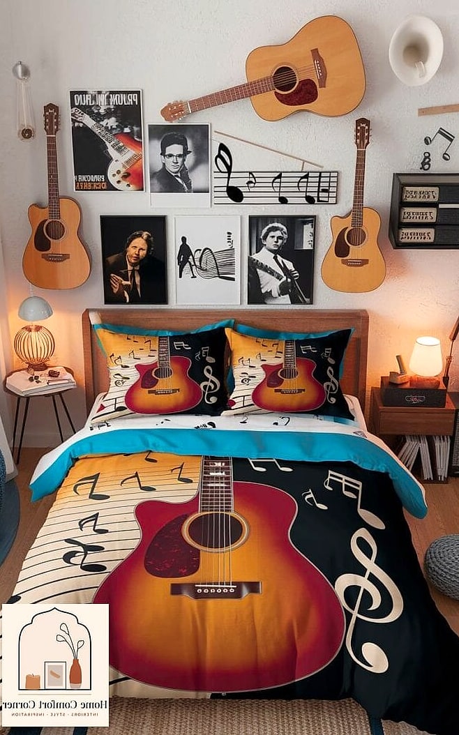 Music-Inspired Teen Bedroom