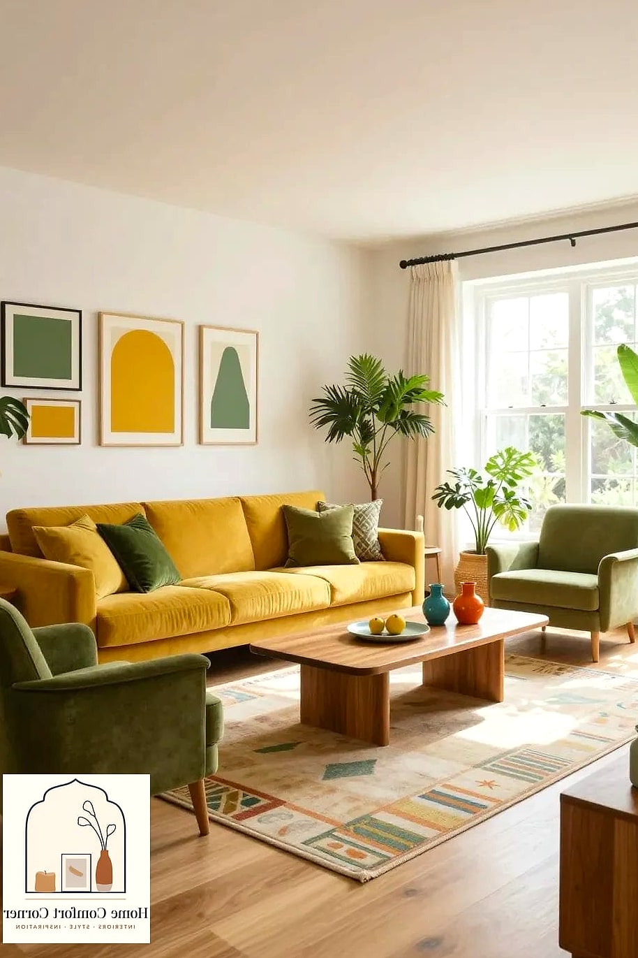 Mustard and Olive Color Palette