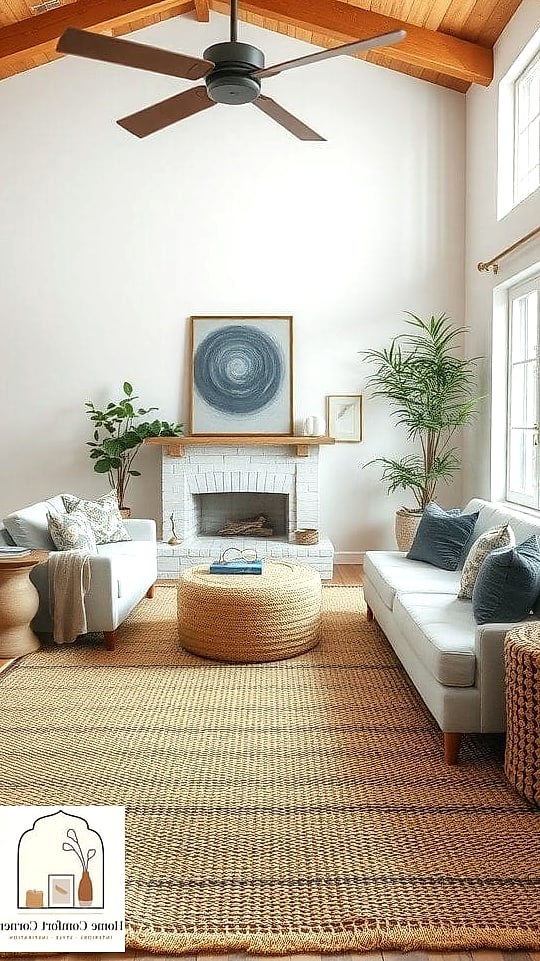 Natural Fiber Rugs with Texture
