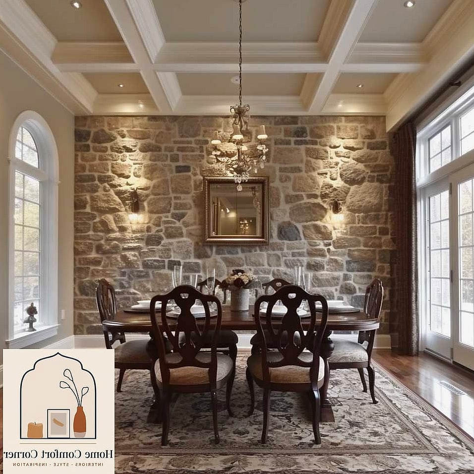 Natural Stone Accents in Small Doses
