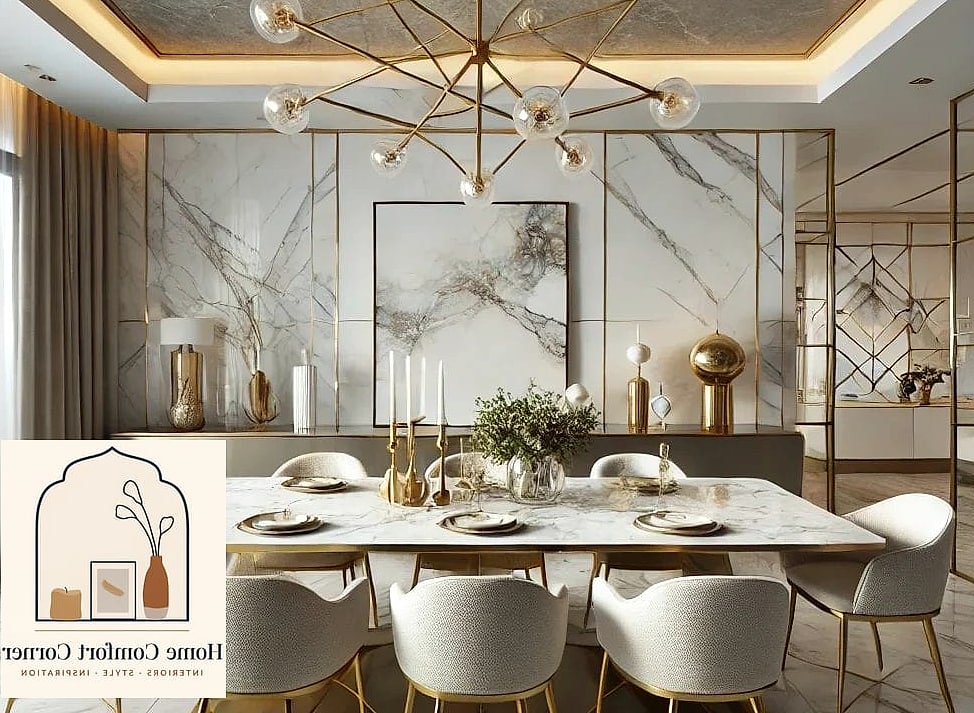 Natural Stone or Marble Accents