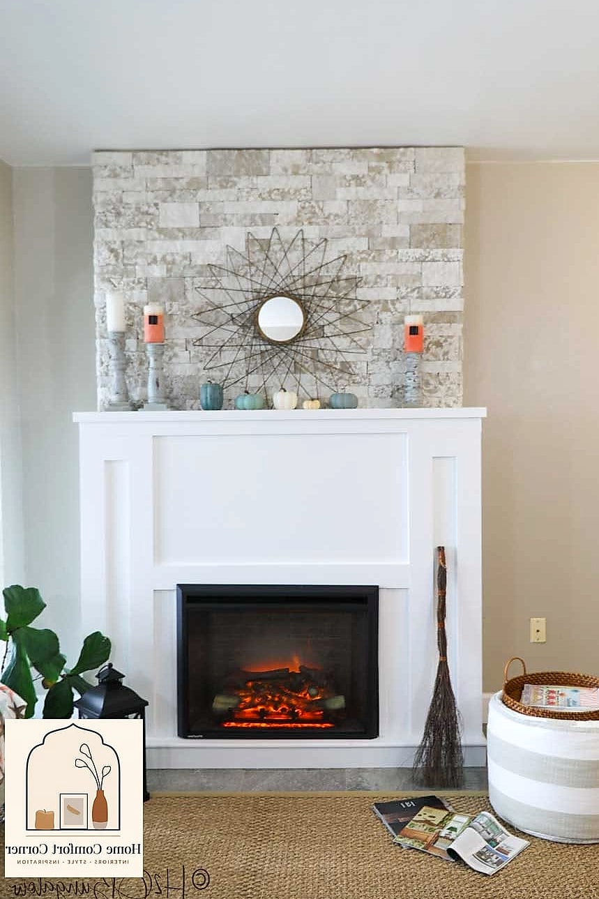 Natural Stone Fireplace Surround