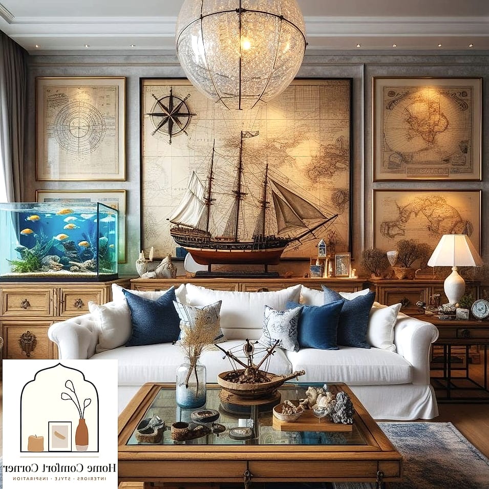 21 Room Decor Aesthetic Ideas That Are Both Stylish and Practical 21 Nautical Refresh