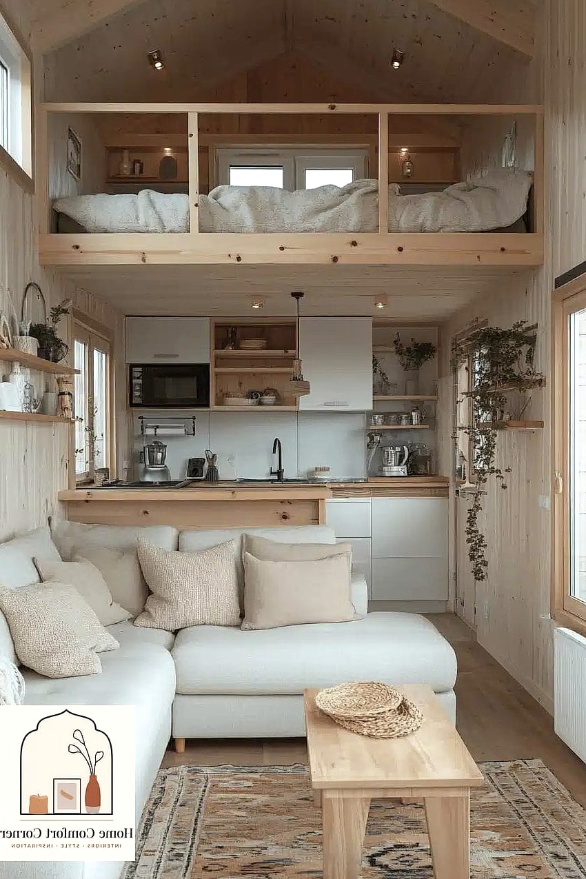 15 Tiny Room Ideas Ideas From Homes We Absolutely Love 8 A Neutral Color Palette With One Bold Accent