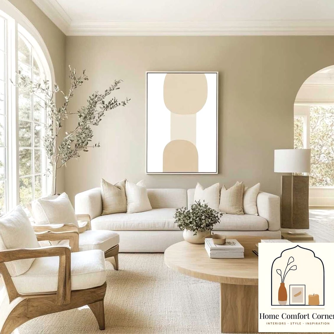 A Neutral Color Palette With One Bold Accent