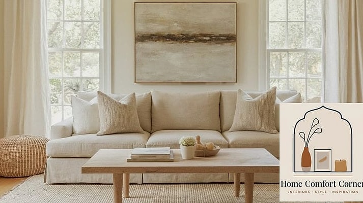 A Neutral Color Palette with One Bold Pop