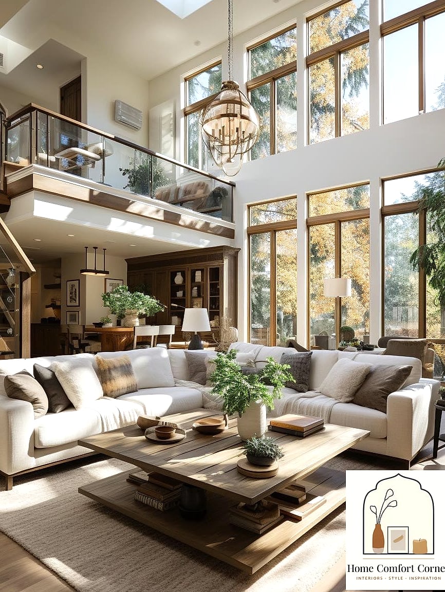A Neutral Palette With One Unexpected Accent Wall