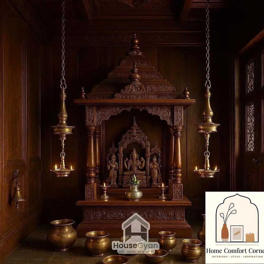 Old Wooden Temple Gets a Whitewash and Brass Refresh