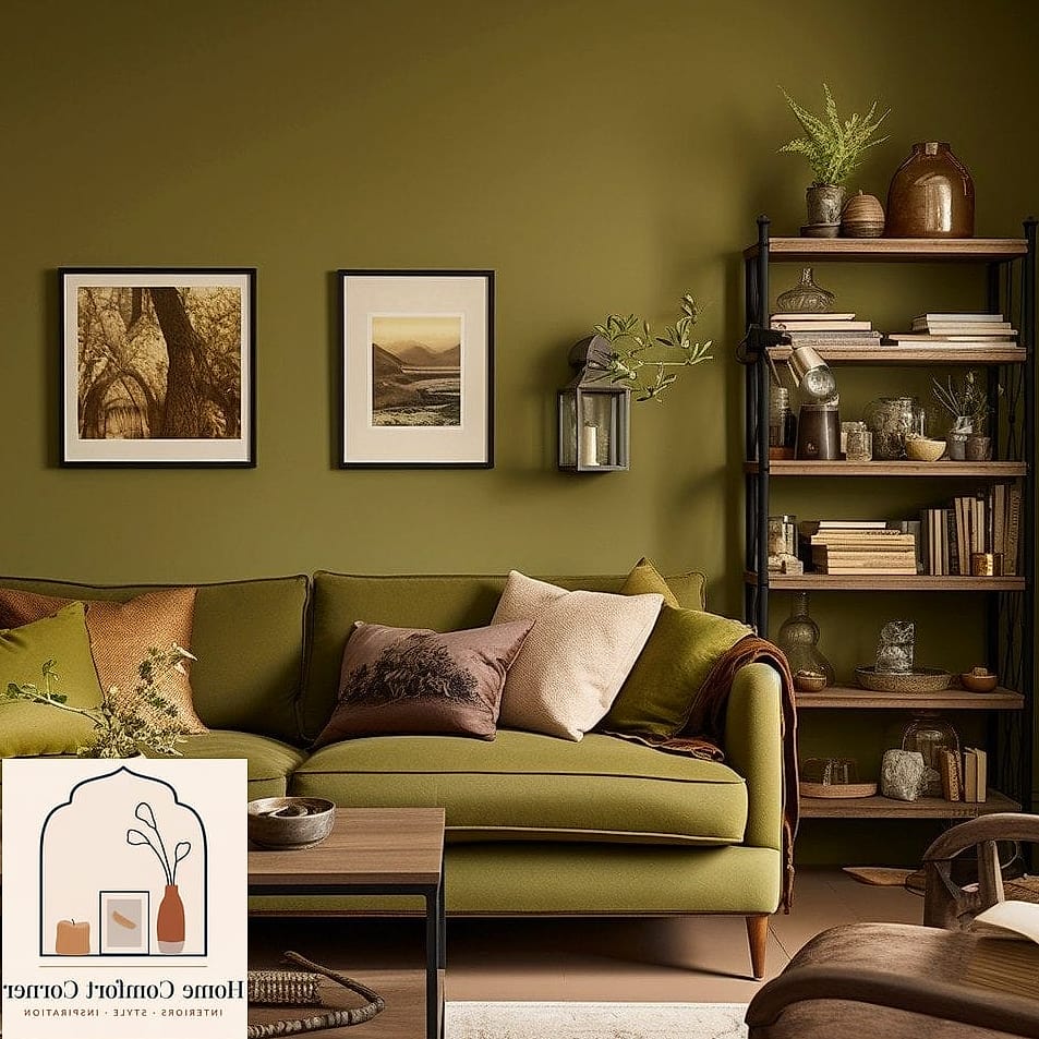 Olive Toned Living Room Furniture