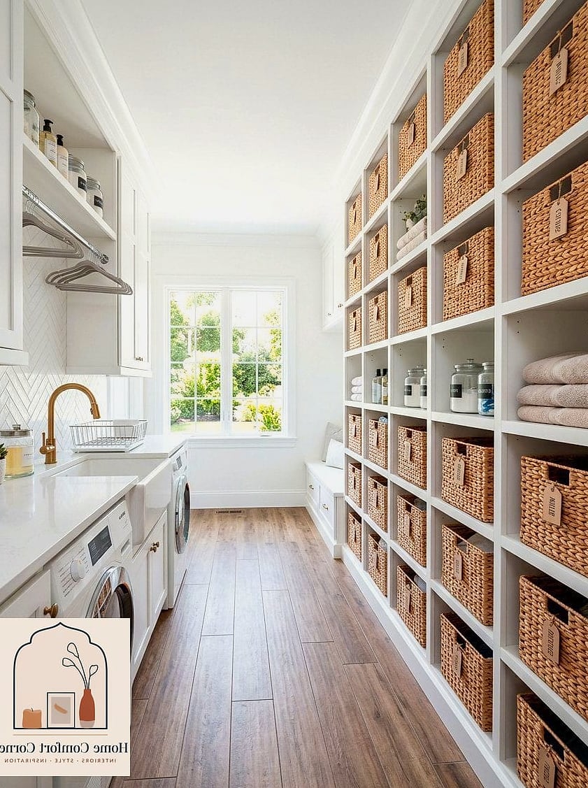 Open Cubbies for Family Organization